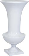 Bac PolyResine fibre Castel Int. Vase D 34 x H 60 cm Blanc