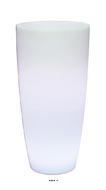 Bac lumineux Lighty Ext. Colonne ronde D 43 x H 90 cm Blanc