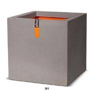 Bac en plastique de qualité supérieure Ext/In gris 30 cm/30 cm/30 cm cube