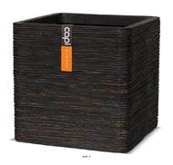 Bac Fibres et magnesium Hora Ext. Cube L 40 x 40 x H40 cm Chocolat